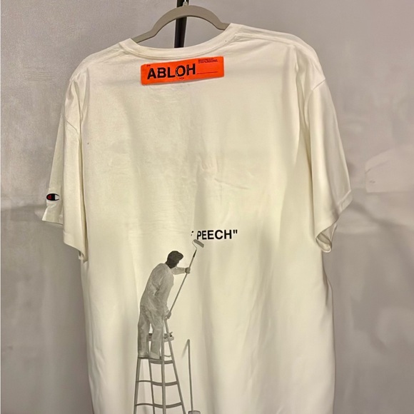 SS19 Virgil Abloh x MCA “Figures of Speech” Tee – White – Men’s XL – Rare - Picture 2 of 8